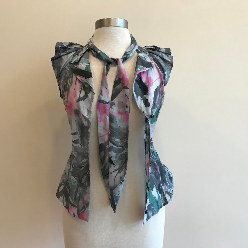 ARMANI emporio multicolored blouse